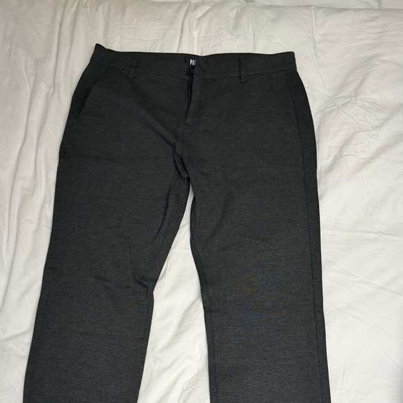 Paige Slim-Fit Men's Dress Pants - Charcoal